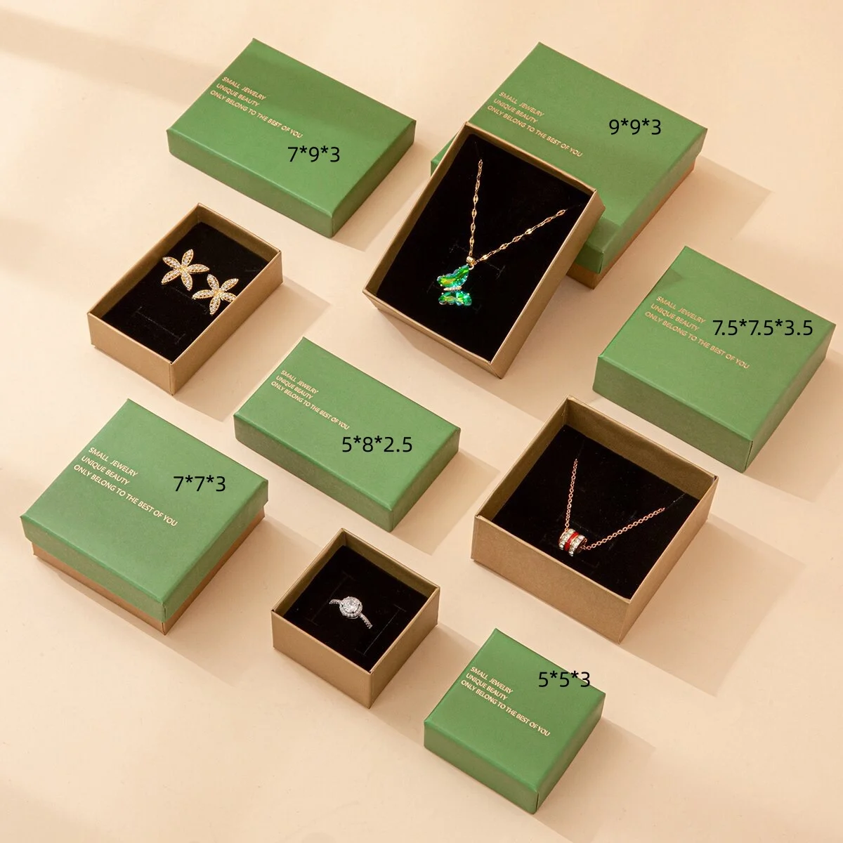 Drawer Packaging Box Jewelry Ring Necklace by PacksFactory
