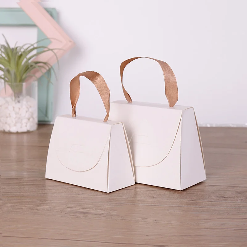 Kraft White Handle Packaging Box by PacksFactory