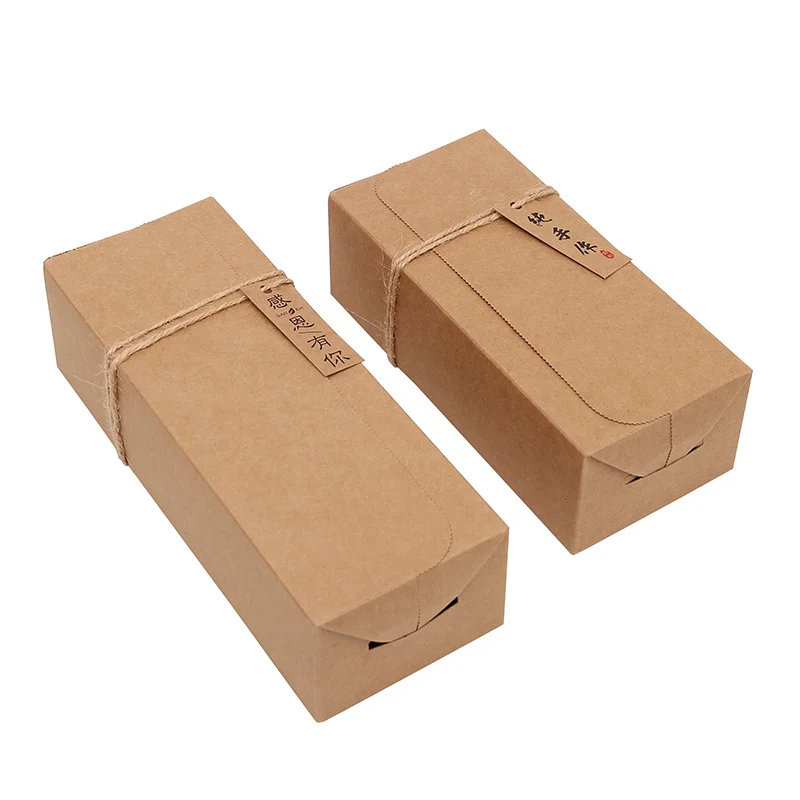 Kraft Box Gift Tea Pastry by PacksFactory