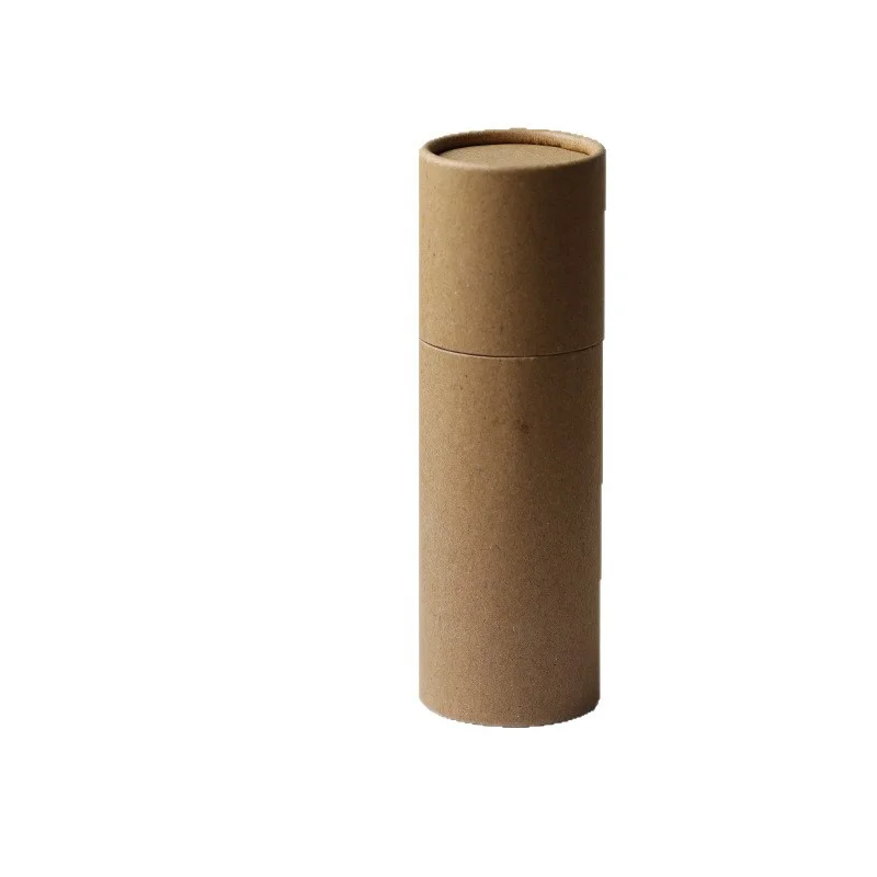 Kraft Paper Tube Packaging Box Cosmetic Essential Oil by PacksFactory