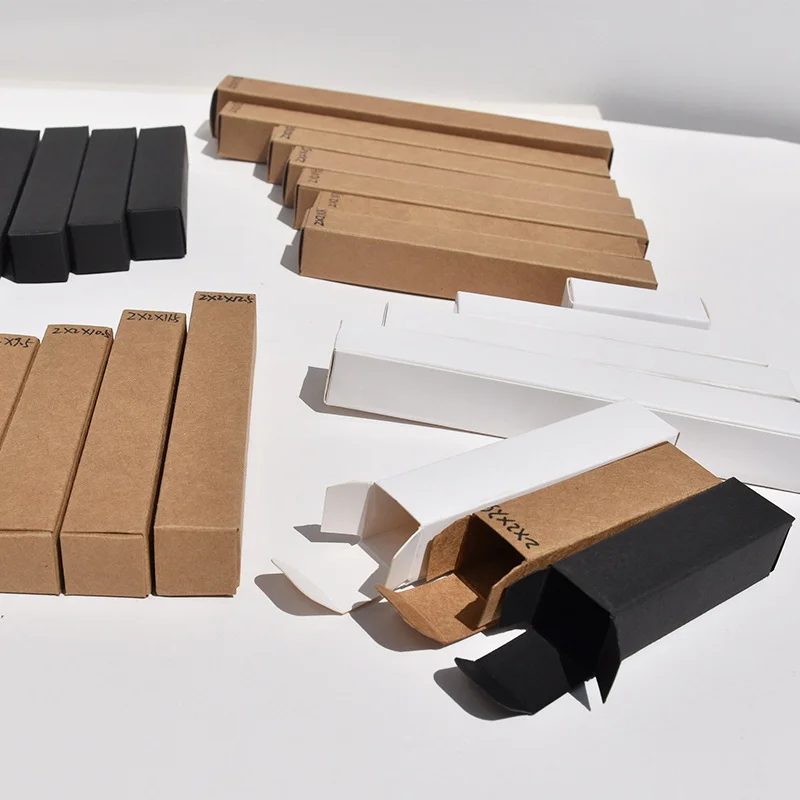 Kraft White Cardboard Packaging Box Cosmetic by PacksFactory