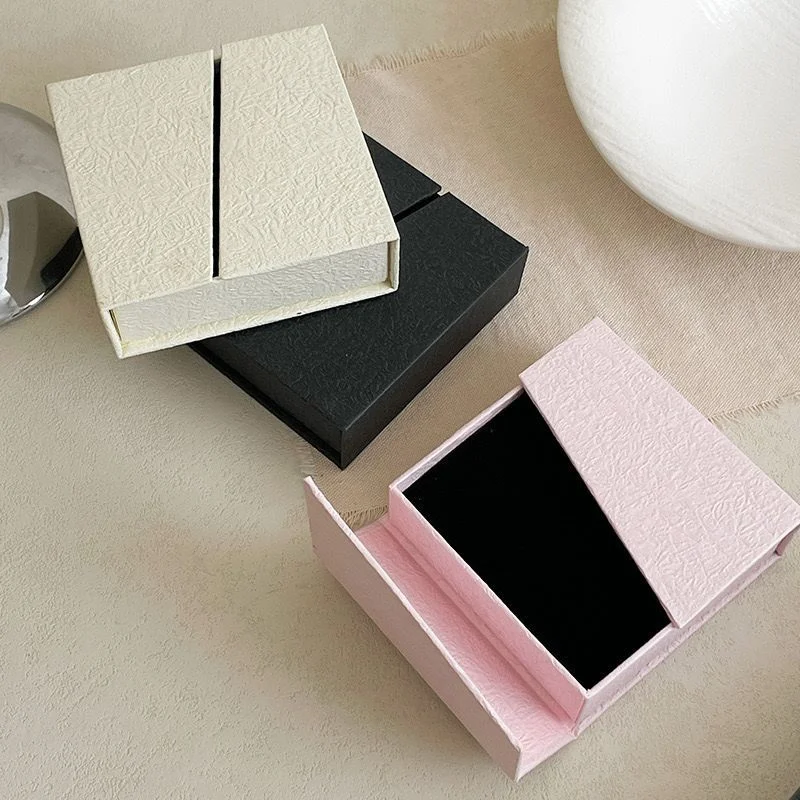Magnetic Closure Packaging Box Jewelry Ring Necklace by PacksFactory