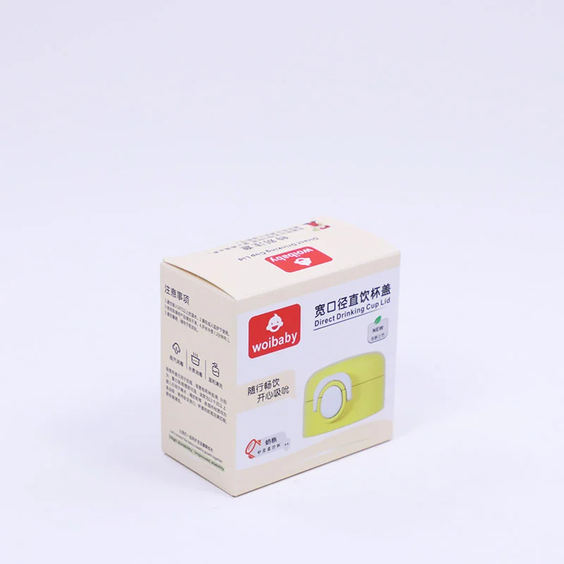White Cardboard Tuck End Auto Bottom Carton Custom by PacksFactory