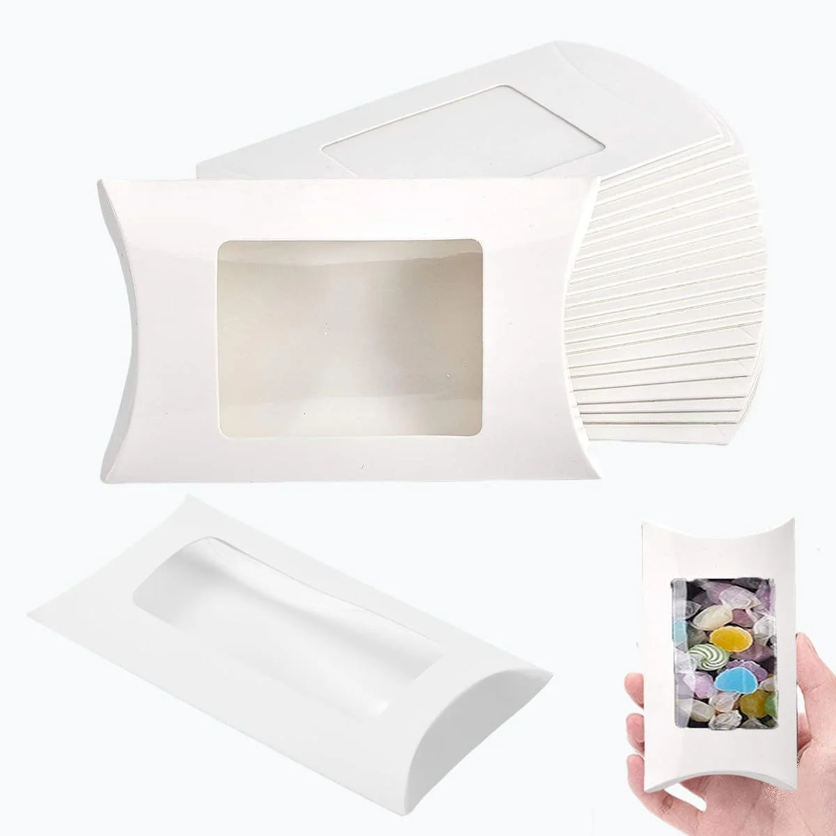 Kraft Window Clear Window Packaging Box by PacksFactory